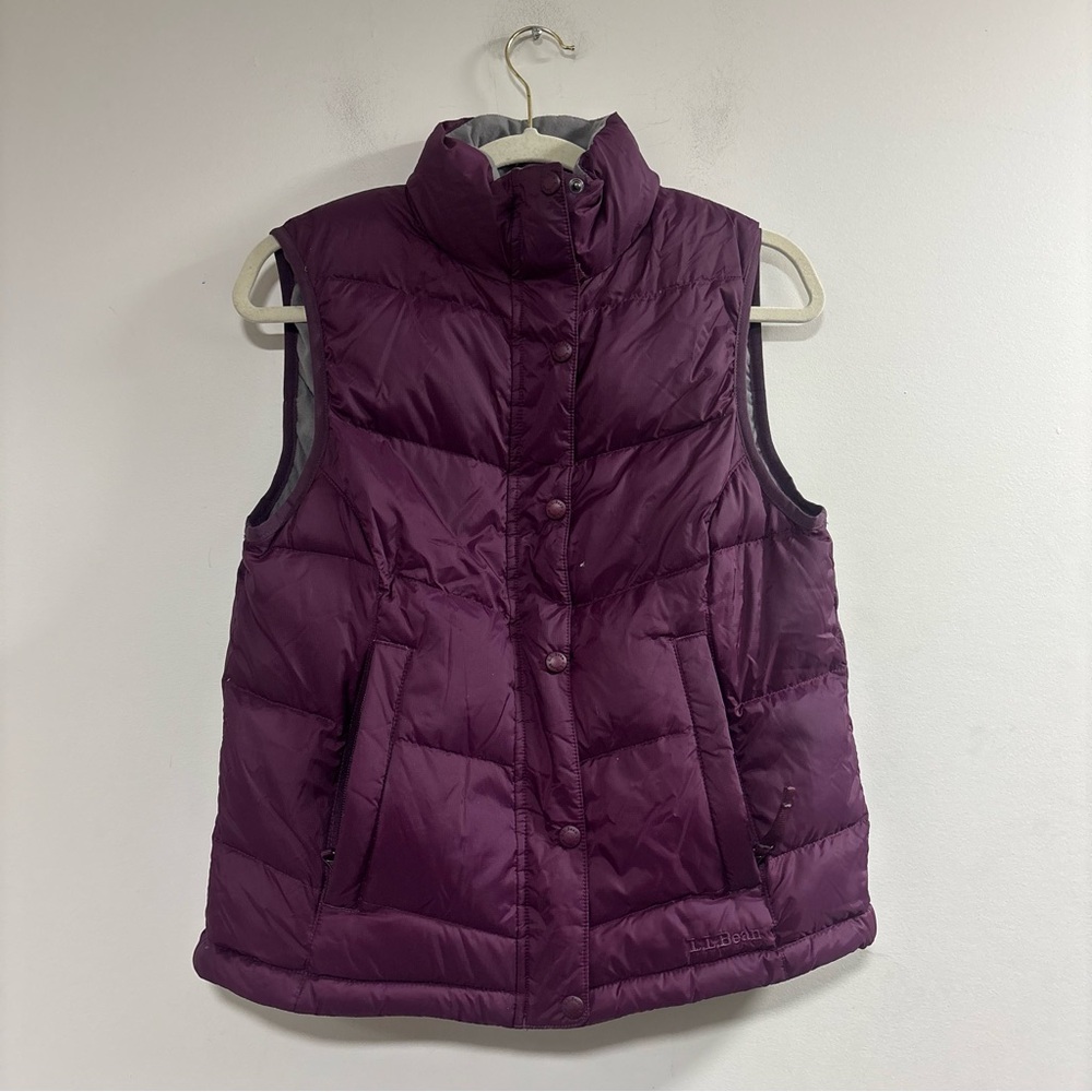 L.L. Bean Women's Plum down filled Puffer Vest